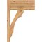 Ekena Millwork Olympic Block Smooth Outlooker, Western Red Cedar, 7 1/2"W x 16"D x 24"H OUT08X16X24OLY05SWR - alternate 3